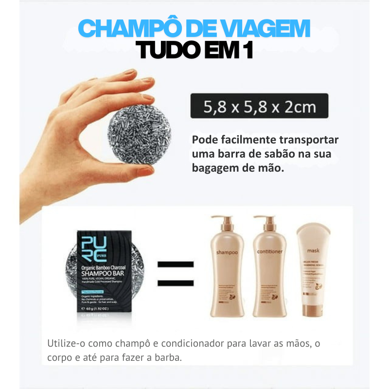 Shampoo Escurecedor de Cabelo e Barba