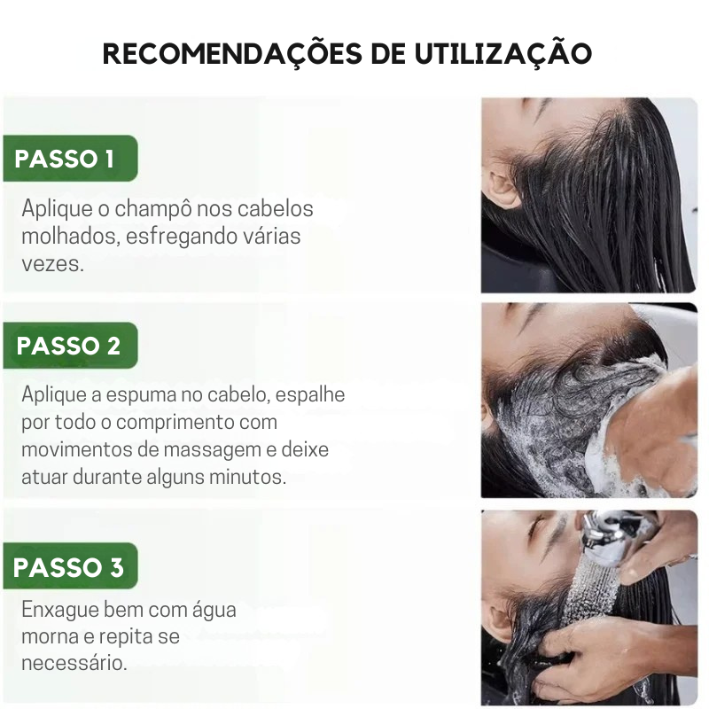 Shampoo Escurecedor de Cabelo e Barba