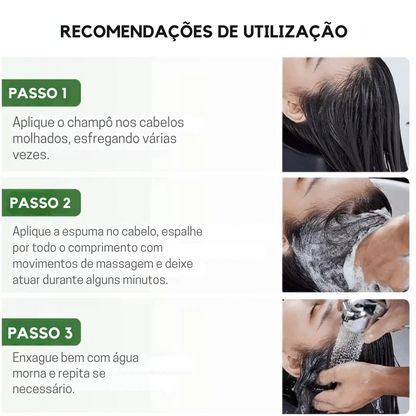 Shampoo Escurecedor de Cabelo e Barba