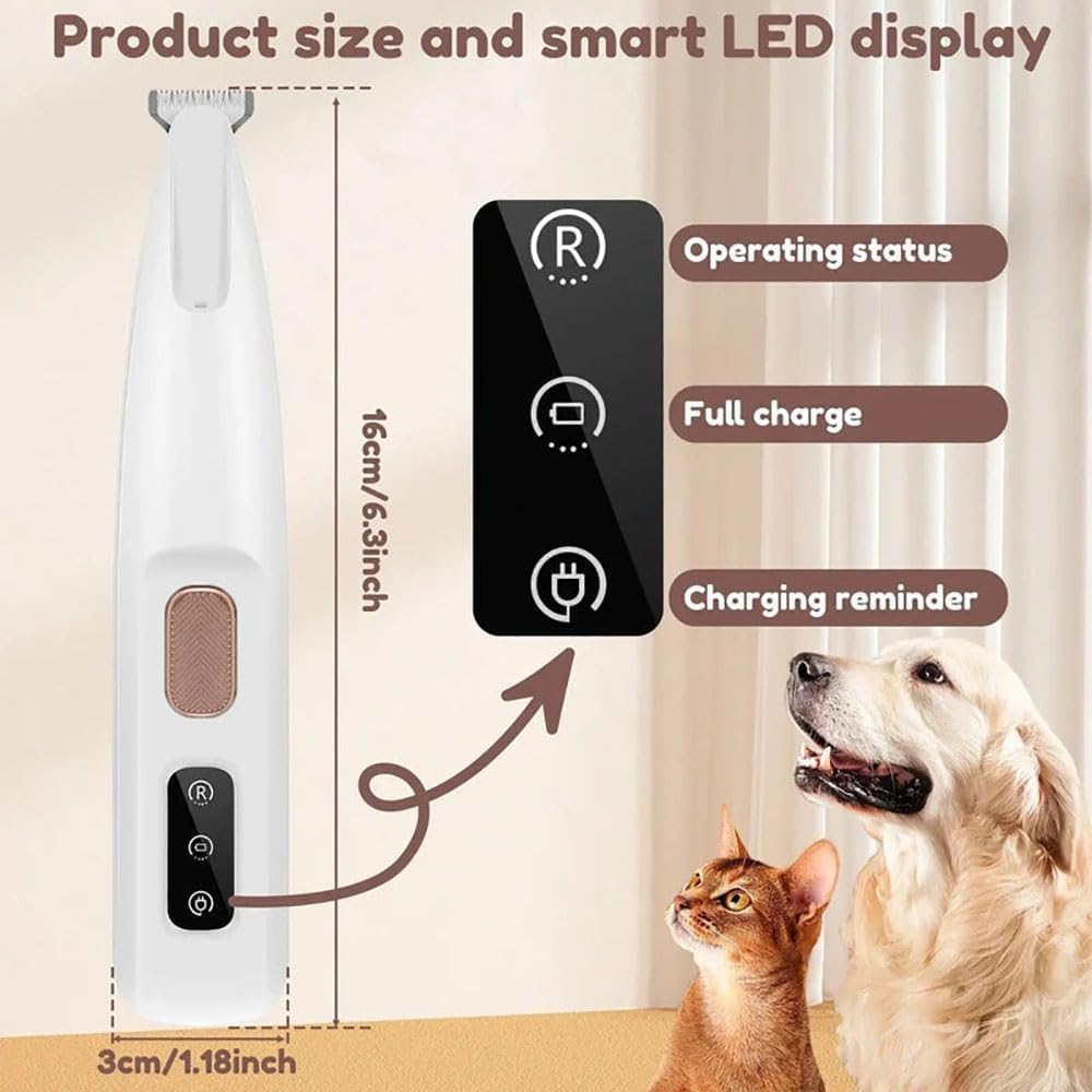 CharmPaws™ PawBlade Pro - Cortapelos profesional de precisión para mascotas