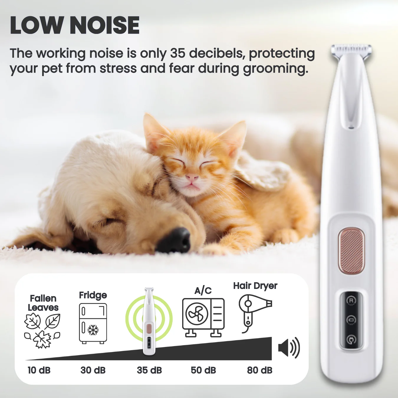 CharmPaws™ PawBlade Pro - Cortapelos profesional de precisión para mascotas